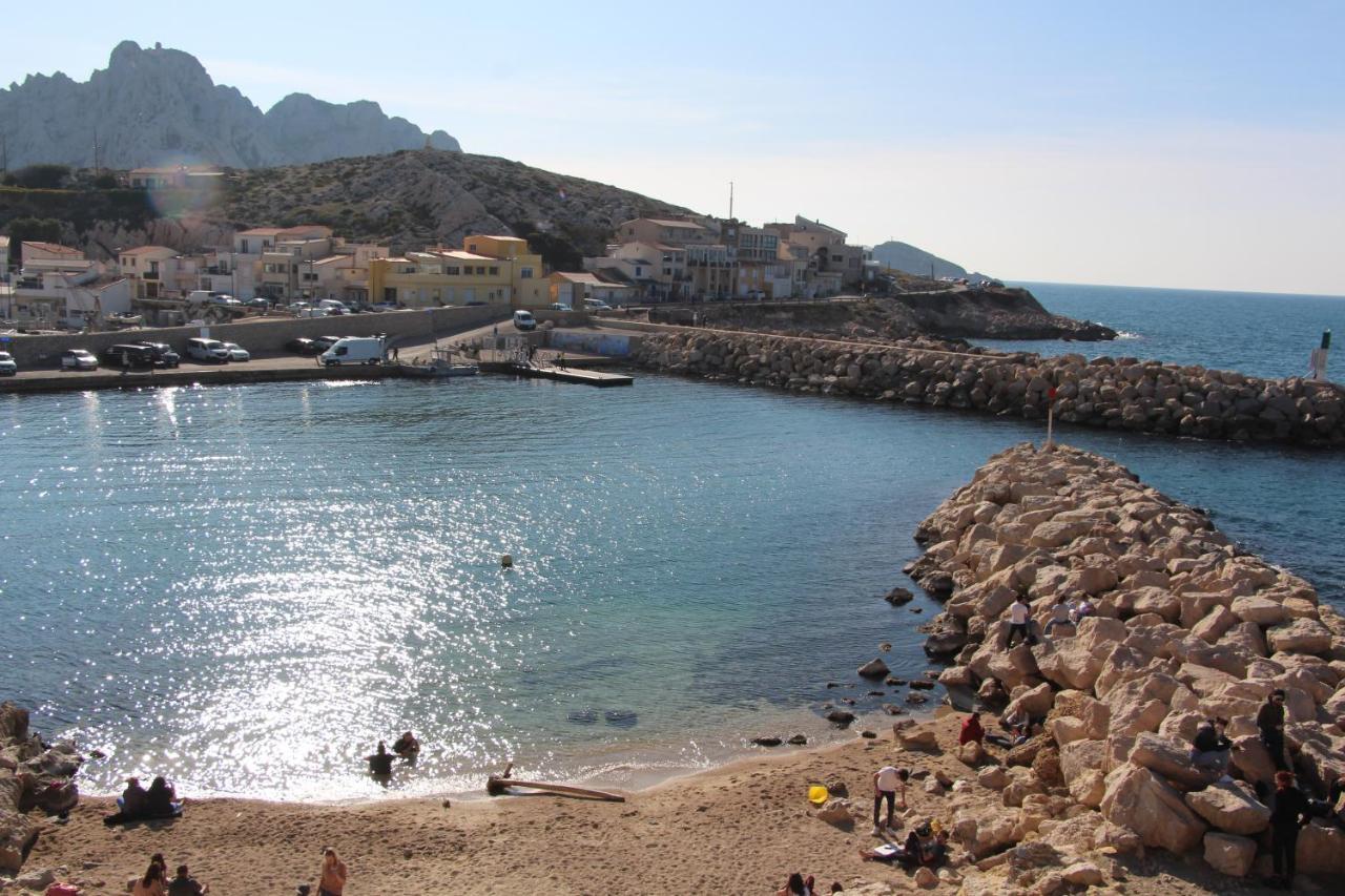 Charmant Cabanon Aux Goudes A Marseille Avec Vue Mer Экстерьер фото