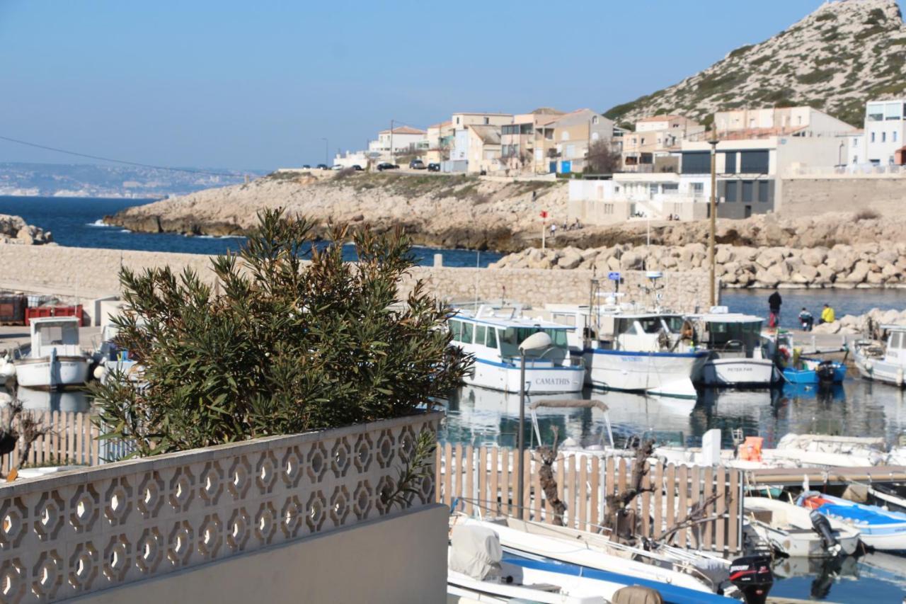 Charmant Cabanon Aux Goudes A Marseille Avec Vue Mer Экстерьер фото